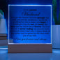 To My Amazing Husband "The Reason" Acrylic Plaque