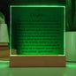 To My Daughter "My Greatest Gift" Acrylic Plaque