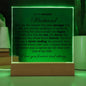 To My Amazing Husband "The Reason" Acrylic Plaque