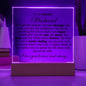 To My Amazing Husband "The Reason" Acrylic Plaque