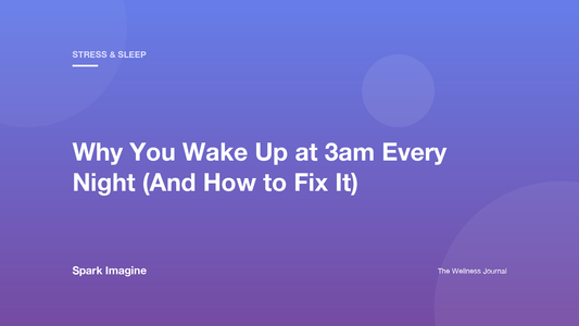 Why You Wake Up at 3am Every Night (And How to Fix It)