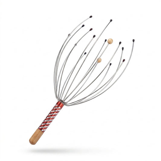 Wire scalp massager for hair and stress relief