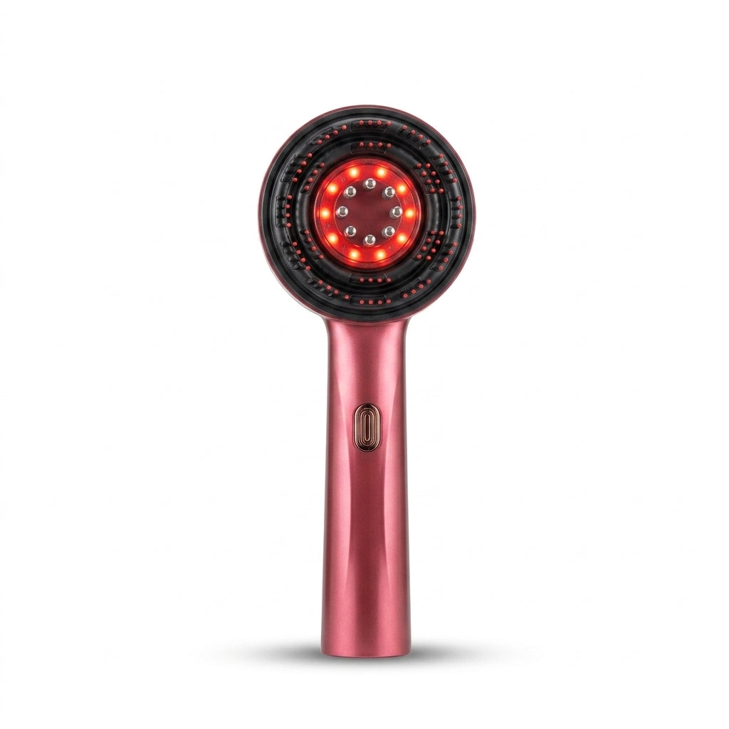 HairGrow Pro red light scalp massager - Rose Red