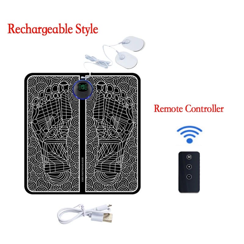 PulseStep™ EMS Foot Massager Pad | Plantar Fasciitis & Circulation