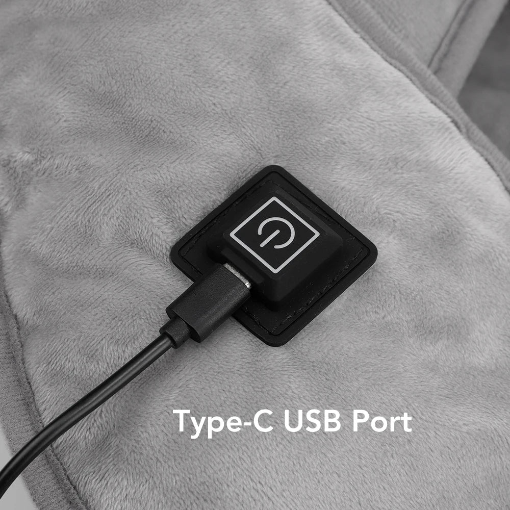 NeckSoothe™ USB Heated Neck & Shoulder Wrap — Instant Tension Relief