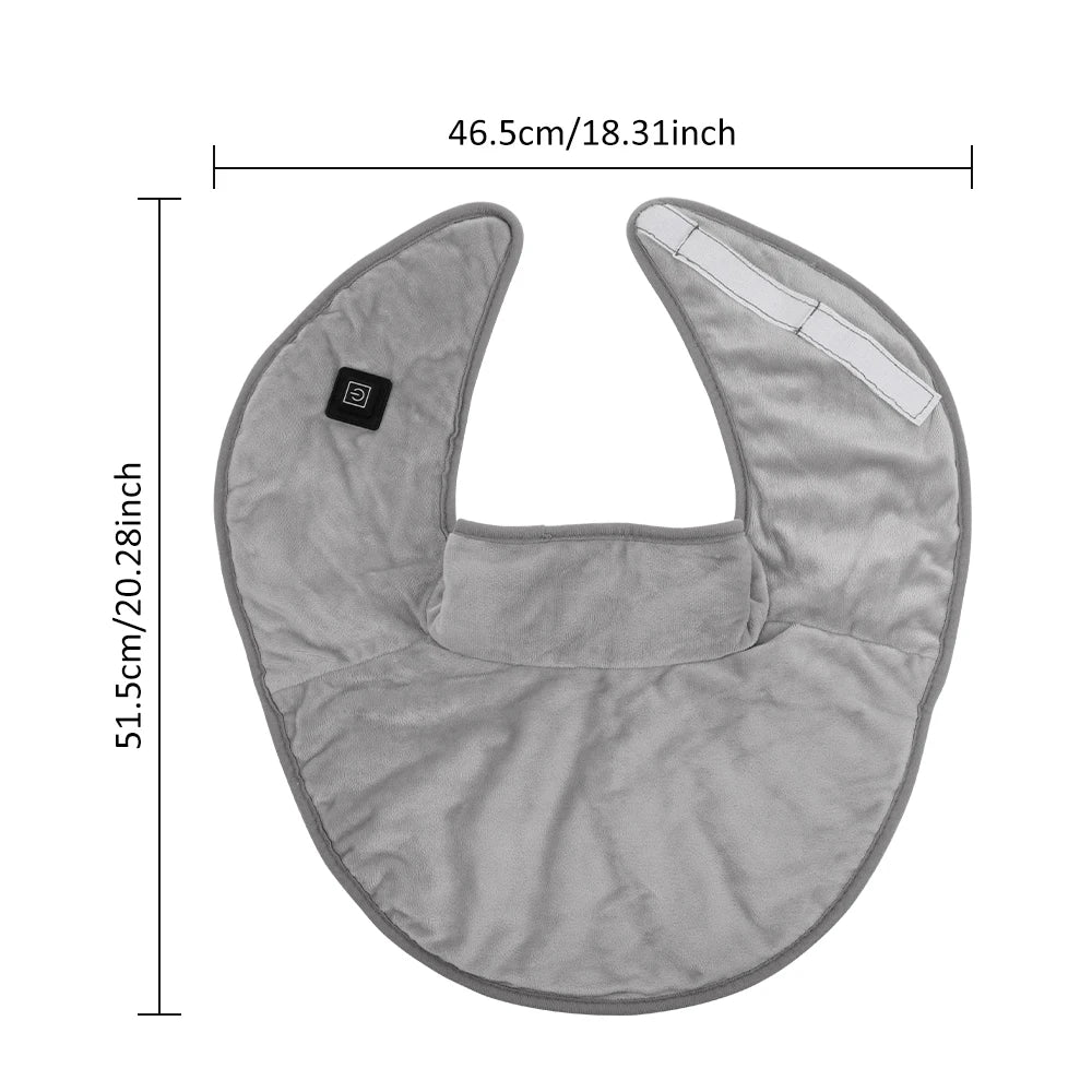 NeckSoothe™ USB Heated Neck & Shoulder Wrap — Instant Tension Relief