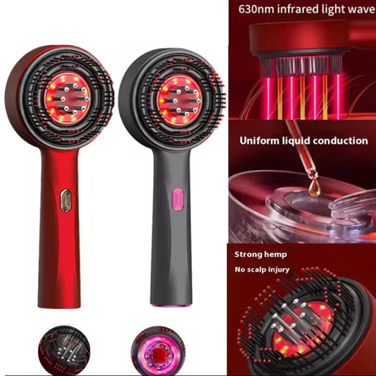HairGrow™ Pro Red Light Scalp Massager | Hair Growth + Serum Applicator