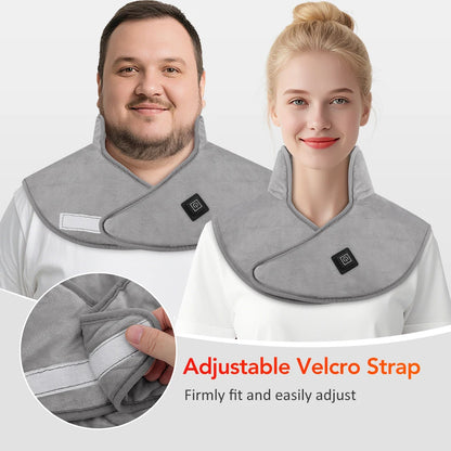 NeckSoothe™ USB Heated Neck & Shoulder Wrap — Instant Tension Relief