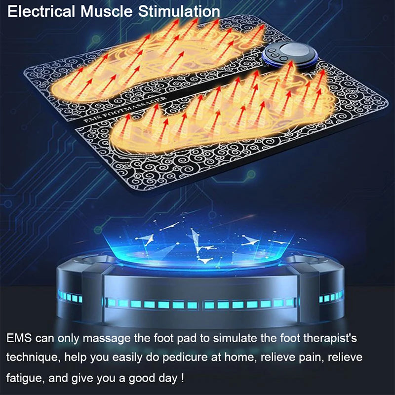 PulseStep™ EMS Foot Massager Pad | Plantar Fasciitis & Circulation