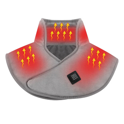 NeckSoothe™ USB Heated Neck & Shoulder Wrap — Instant Tension Relief