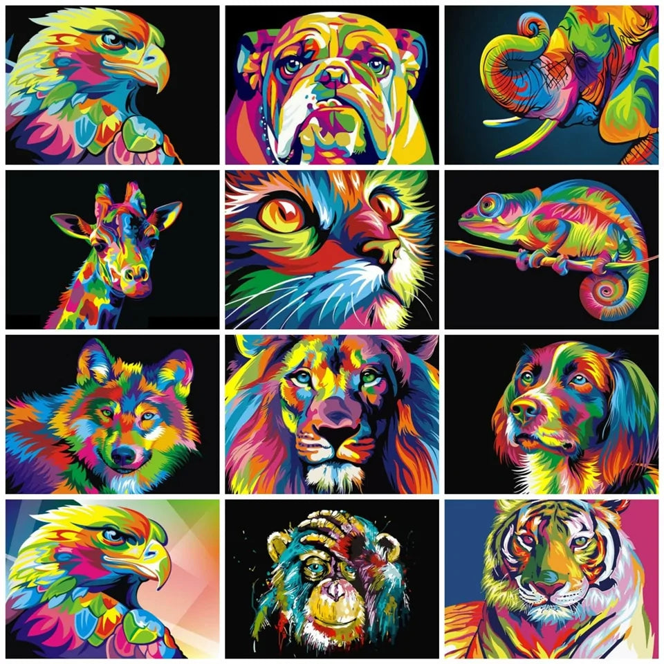 Animals Paints By Numbers