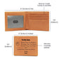 Dad To Son - Loved More Than You Know - Premium Leather Wallet