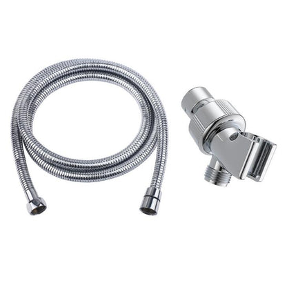 Stainless Steel Hose Bathroom Shower Head Converter Kit