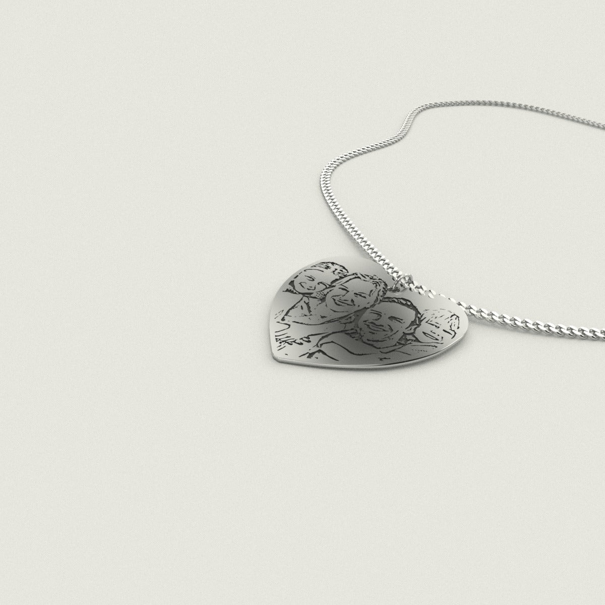 Love Family Photo Pendant