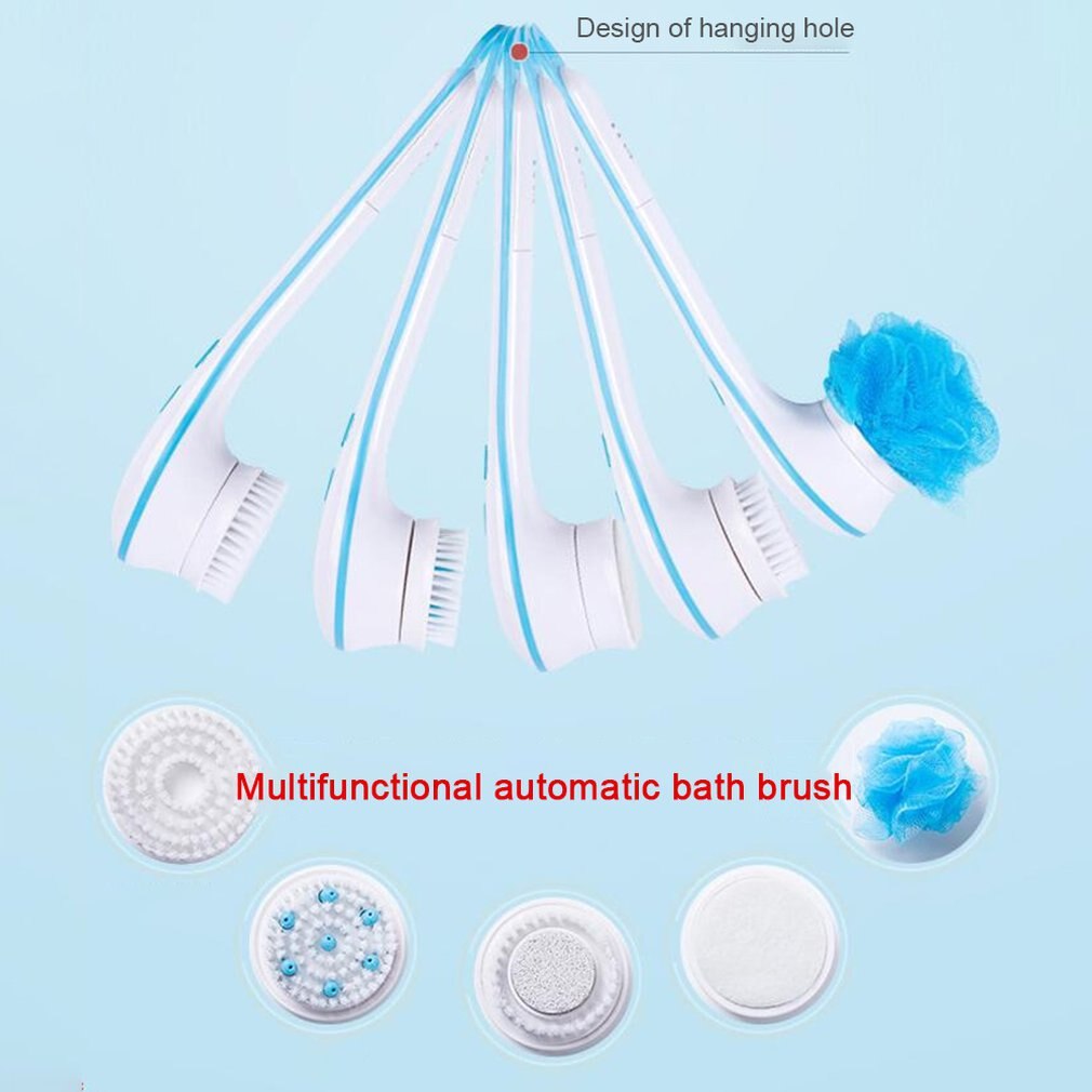 5 In 1 Electric Bath Spin Shower Brush
