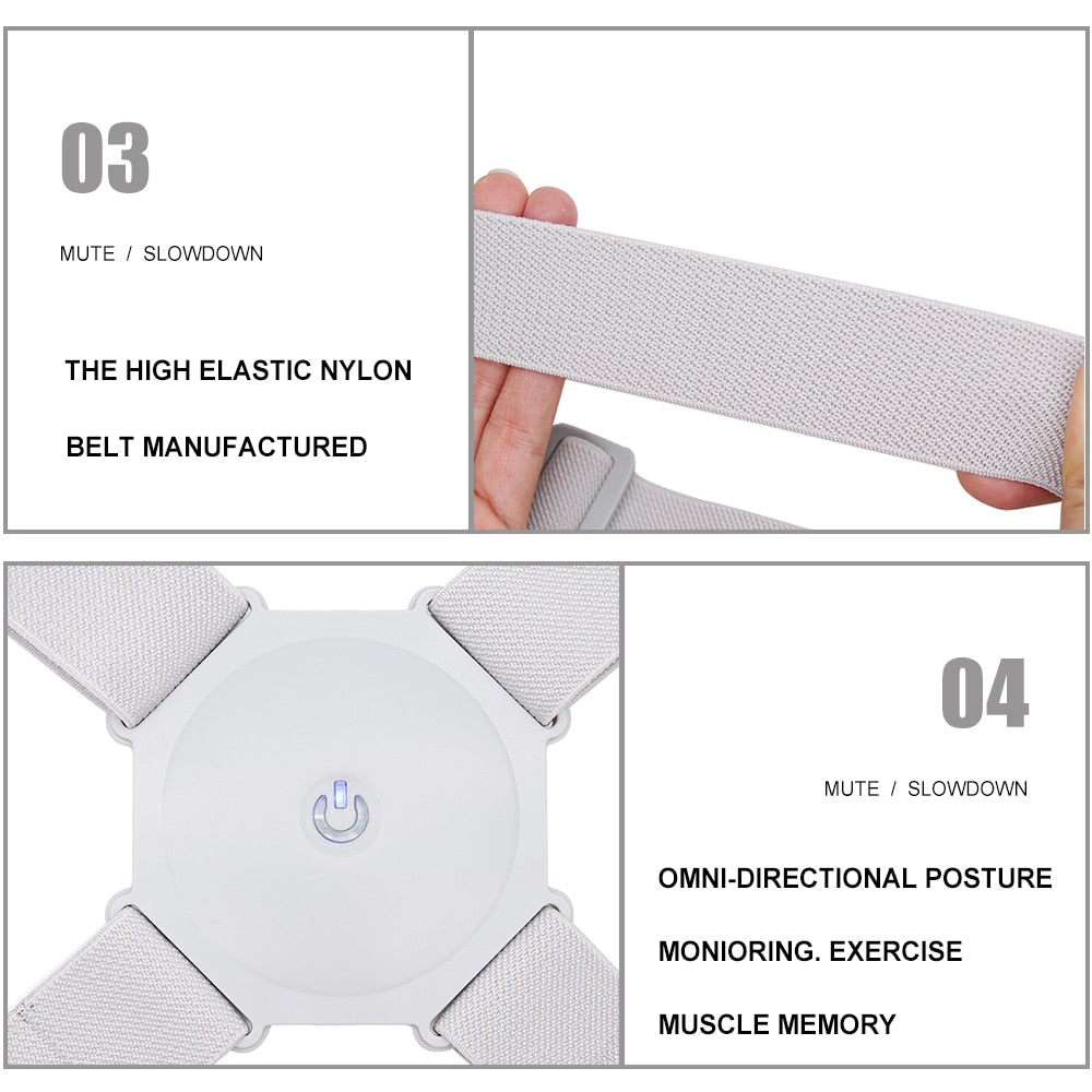 Adjustable Smart Posture Trainer Support Brace
