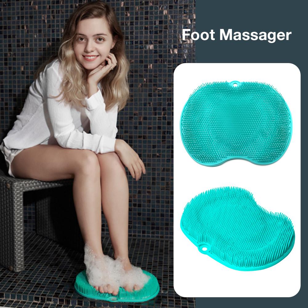 No Bending Shower Foot Massager Scrubber Mat