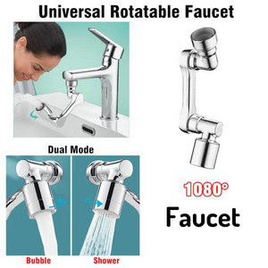 1080° Full Rotating Universal Faucet Tap Extender