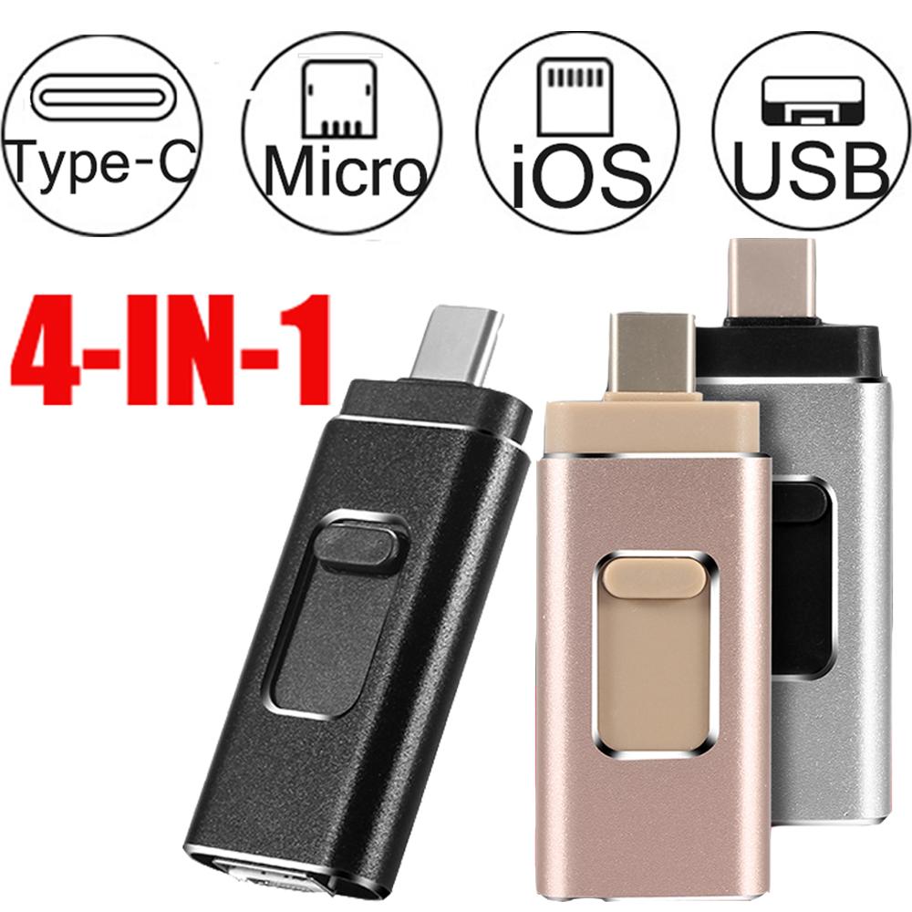 Portable Type C USB Flash Drive for iPhone, iPad & Android