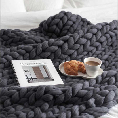 Handmade Chunky Knit Blanket