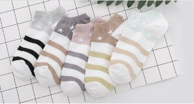 5 Pairs Of Low Cut Socks
