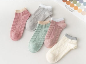 5 Pairs Of Low Cut Socks