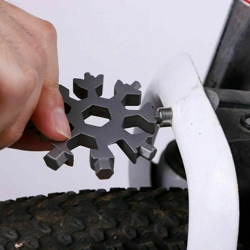 🎄Christmas Sale-50% Off💞 Saker 18-in-1 Stainless Steel Snowflakes Multi-tool