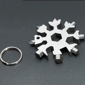 🎄Christmas Sale-50% Off💞 Saker 18-in-1 Stainless Steel Snowflakes Multi-tool