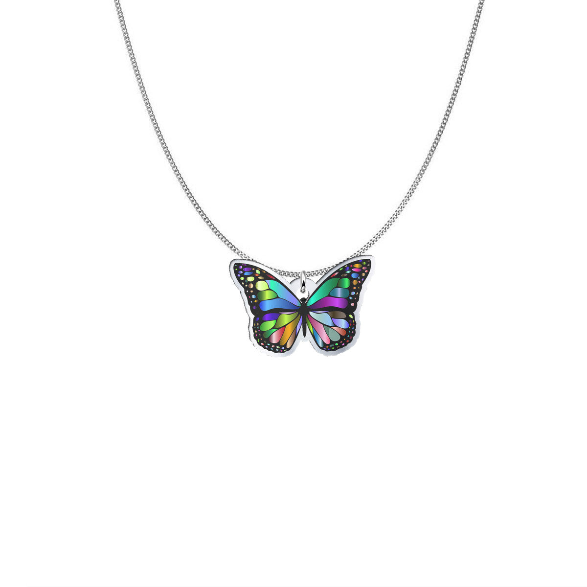 Butterfly Cut Out Necklace